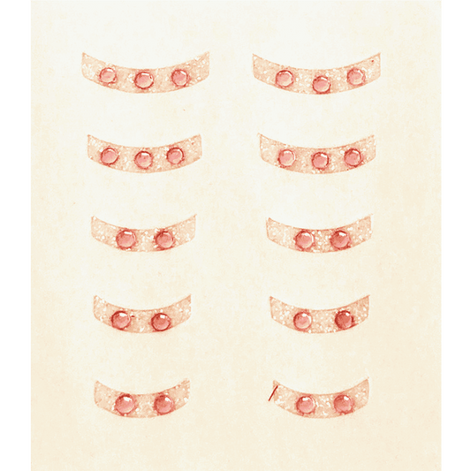 Pink Crystal 3D Nail Decal