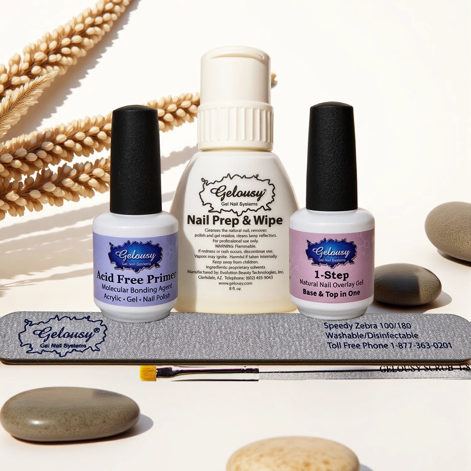 Gelousy 1-Step Gel and Acid Free Primer Starter Kit