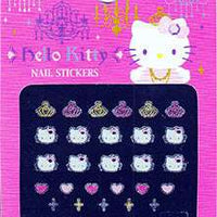 Hello Kitty Face with Rhinestone 3D Nail Decal