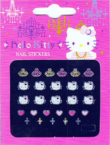 Hello Kitty Face with Rhinestone 3D Nail Decal