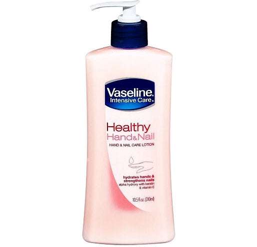 Vaseline Healthy Hand and Nail Lotion with Alpha Hydroxy, Keratin and Vitamin E - 10.5fl oz